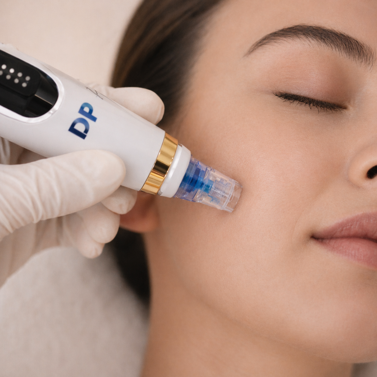 Microneedling treatment with the Dp4 device at Royal Medical Spa